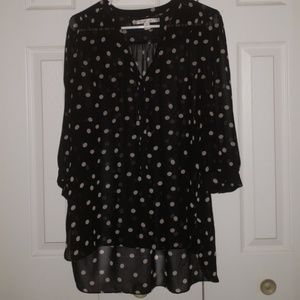 Lauren Conrad Polka Dot Blouse